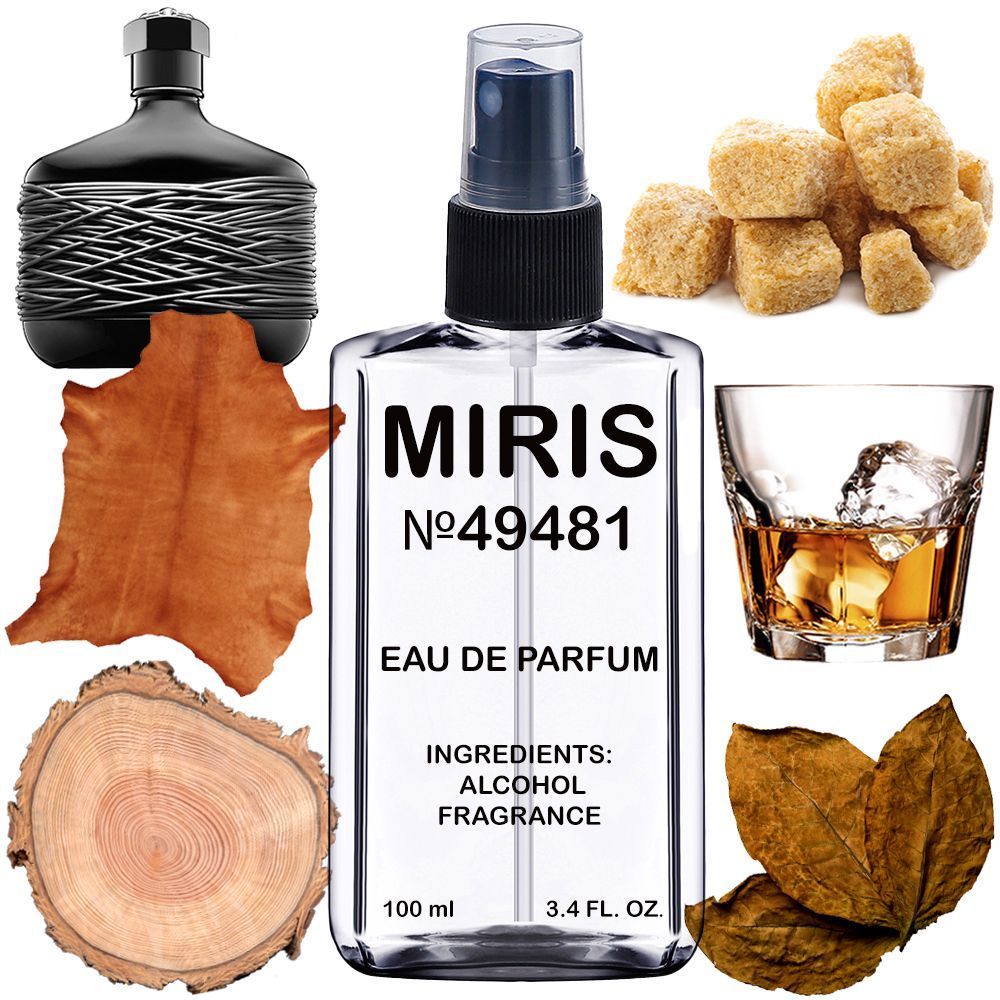 MIRIS No.49481 | Impression of Dark Rebel | Men Eau de Parfum | 3.4 Fl Oz / 100 ml