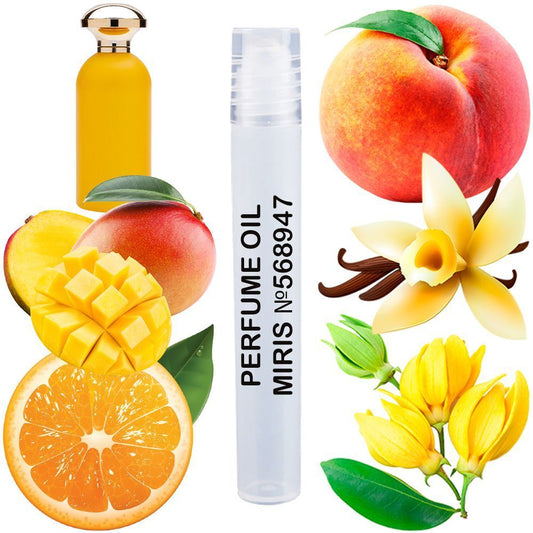 MIRIS No. 568947, Inspired by Dirty Mango, Long-Lasting Perfume Oil for Women Roll-On, Rollerball 0.34 Fl Oz / 10 ml
