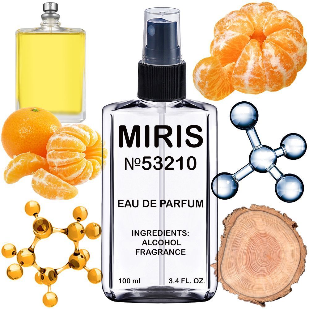 MIRIS No.53210 | Impression of Mol. 01 + Mandarin | Unisex For Women and Men Eau de Parfum | 3.4 Fl Oz / 100 ml