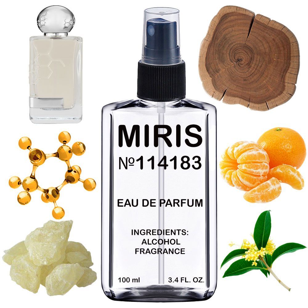 MIRIS No. 114183, Inspired by Gaba, Long-Lasting Unisex Eau de Parfum for Women & Men, Spray 3.4 Fl Oz / 100 ml