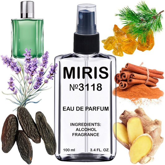 MIRIS No. 3118, Inspired by Run Wild, Long-Lasting Eau de Parfum for Men, Spray 3.4 Fl Oz / 100 ml