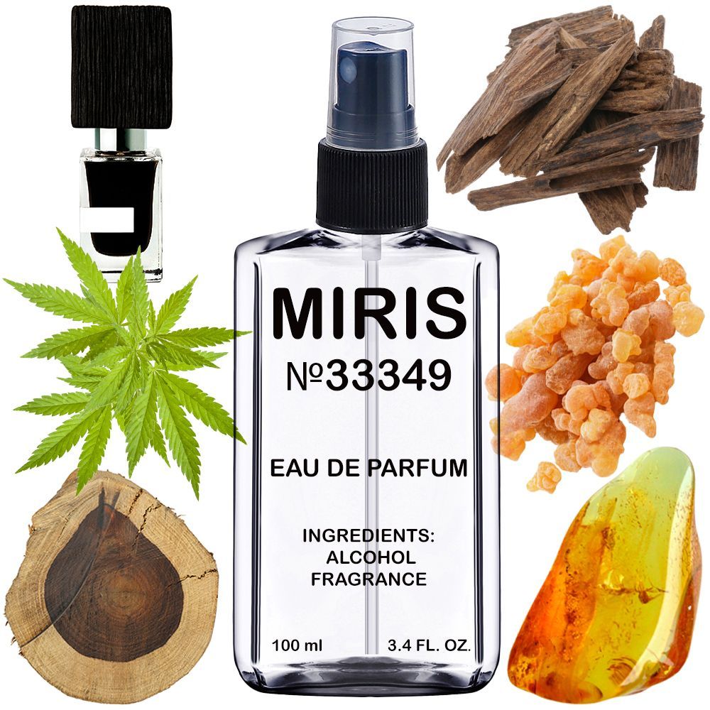 MIRIS No.33349 | Impression of Black Afgano | Unisex For Women and Men Eau de Parfum | 3.4 Fl Oz / 100 ml