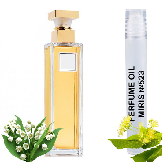 MIRIS Perfume Oil No.523 | Impression of 5th Avenue | Women | Roll-On Alcohol Free | 0.34 Fl Oz / 10 ml