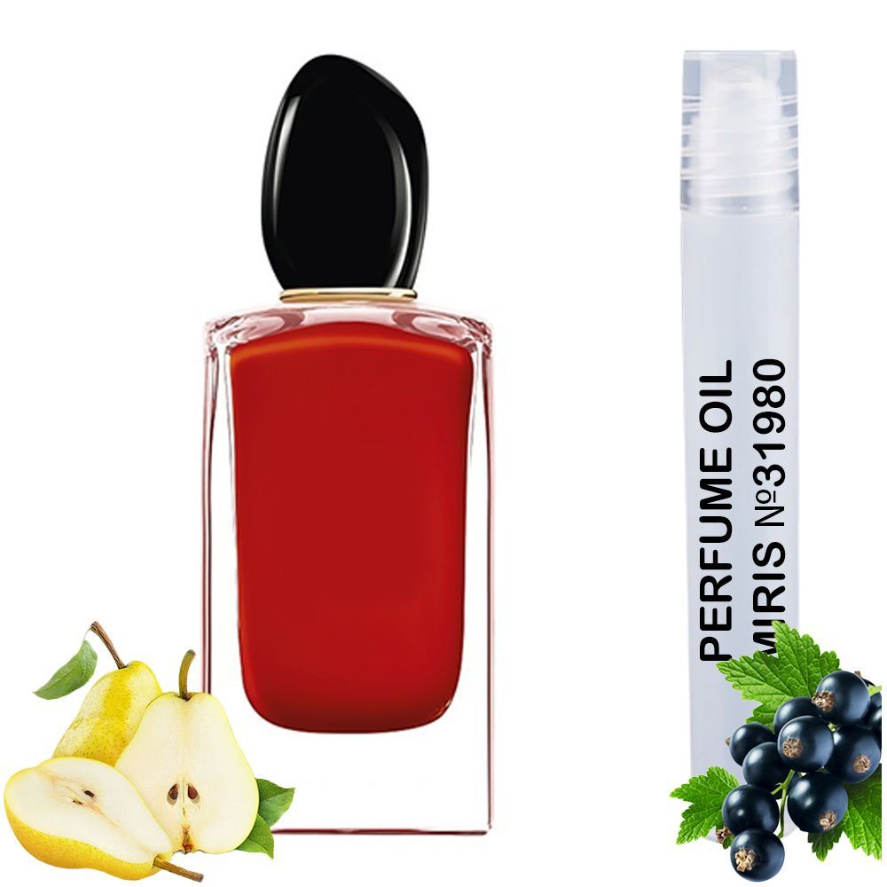 MIRIS Perfume Oil No.31980 | Impression of Si Passione | Women | Roll-On Alcohol Free | 0.34 Fl Oz / 10 ml