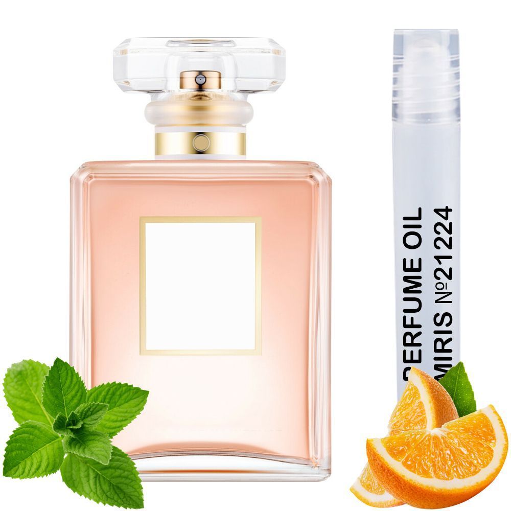 MIRIS Perfume Oil No.21224 | Impression of Mademoiselle | Women | Roll-On Alcohol Free | 0.34 Fl Oz / 10 ml