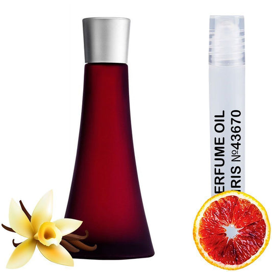 MIRIS Perfume Oil No.43670 | Impression of Deep Red | Women | Roll-On Alcohol Free | 0.34 Fl Oz / 10 ml