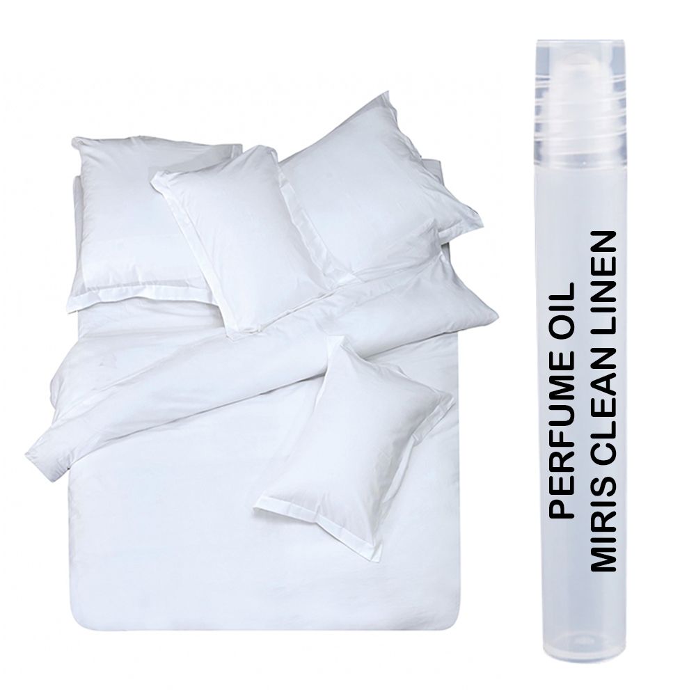 MIRIS Perfume Oil Clean Linen Unisex For Women and Men | Roll-On Alcohol Free | 0.34 Fl Oz / 10 ml