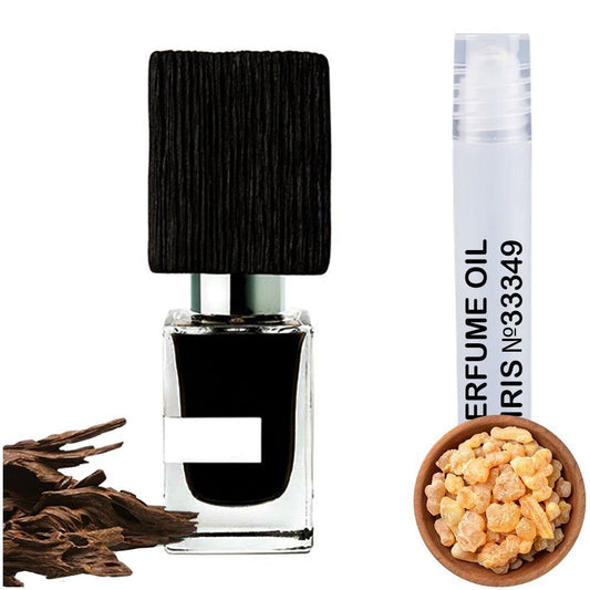MIRIS Perfume Oil No.33349 | Impression of Black Afgano | Unisex For Women and Men | Roll-On Alcohol Free | 0.34 Fl Oz / 10 ml