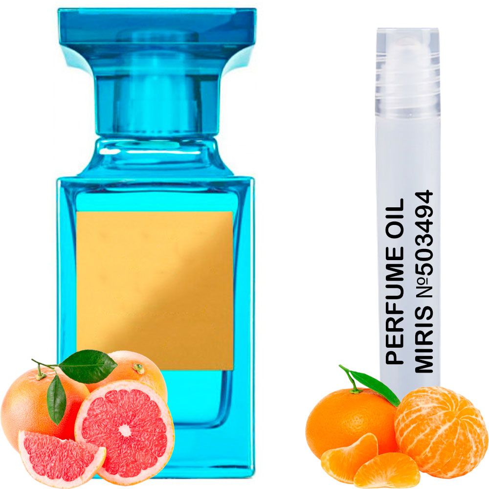 MIRIS Perfume Oil No.503494 | Impression of Mandarino di Amalfi | Unisex For Women and Men | Roll-On Alcohol Free | 0.34 Fl Oz / 10 ml