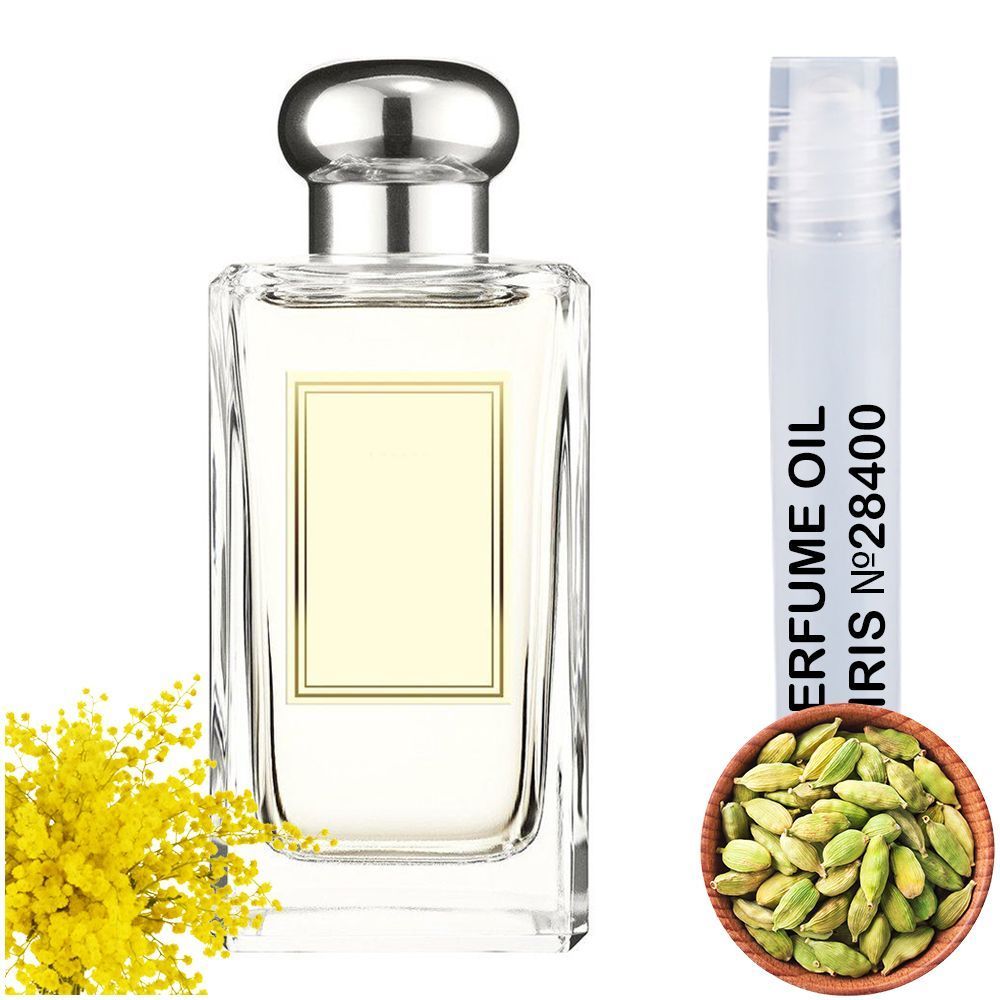 MIRIS Perfume Oil No.28400 | Impression of Mimosa & Cardamom | Unisex For Women and Men | Roll-On Alcohol Free | 0.34 Fl Oz / 10 ml