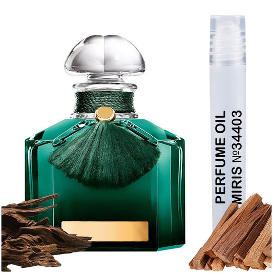 MIRIS Perfume Oil No.34403 | Impression of Santal Royal | Unisex For Women and Men | Roll-On Alcohol Free | 0.34 Fl Oz / 10 ml